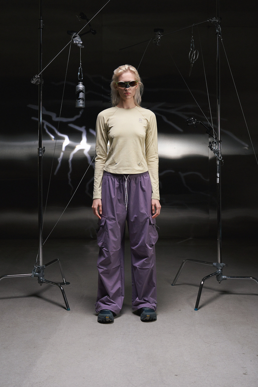 Брюки Nothomme Outdoor 3M Scotchgard Cargo Paratrooper Pants "Thin Vine Purple" Women's