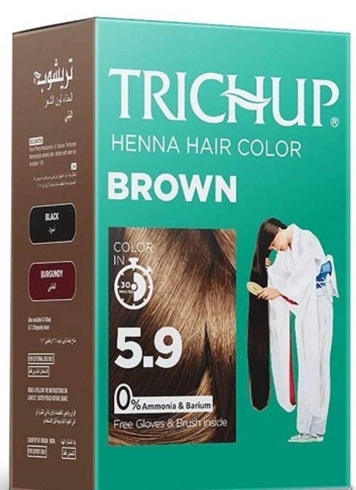 Хна для волос Vasu Trichup Heena Brown, 60 г