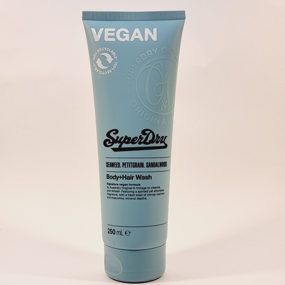Гель для душа SUPERDRY Seaweed Petitgrain sandalwood 250 мл (Из Финляндии)