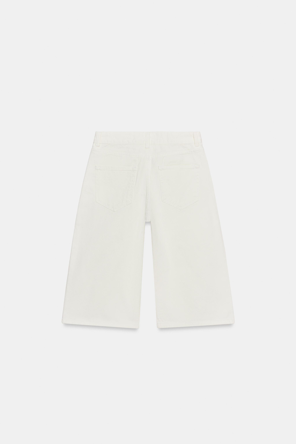 ДЖИНСОВЫЕ ШОРТЫ БЕРМУДЫ СО СРЕДНЕЙ ПОСАДКОЙ — ZW COLLECTION — ZARA