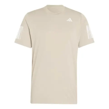 Мужская теннисная футболка Adidas Club Tennis Climacool 3-Stripes - khaki three