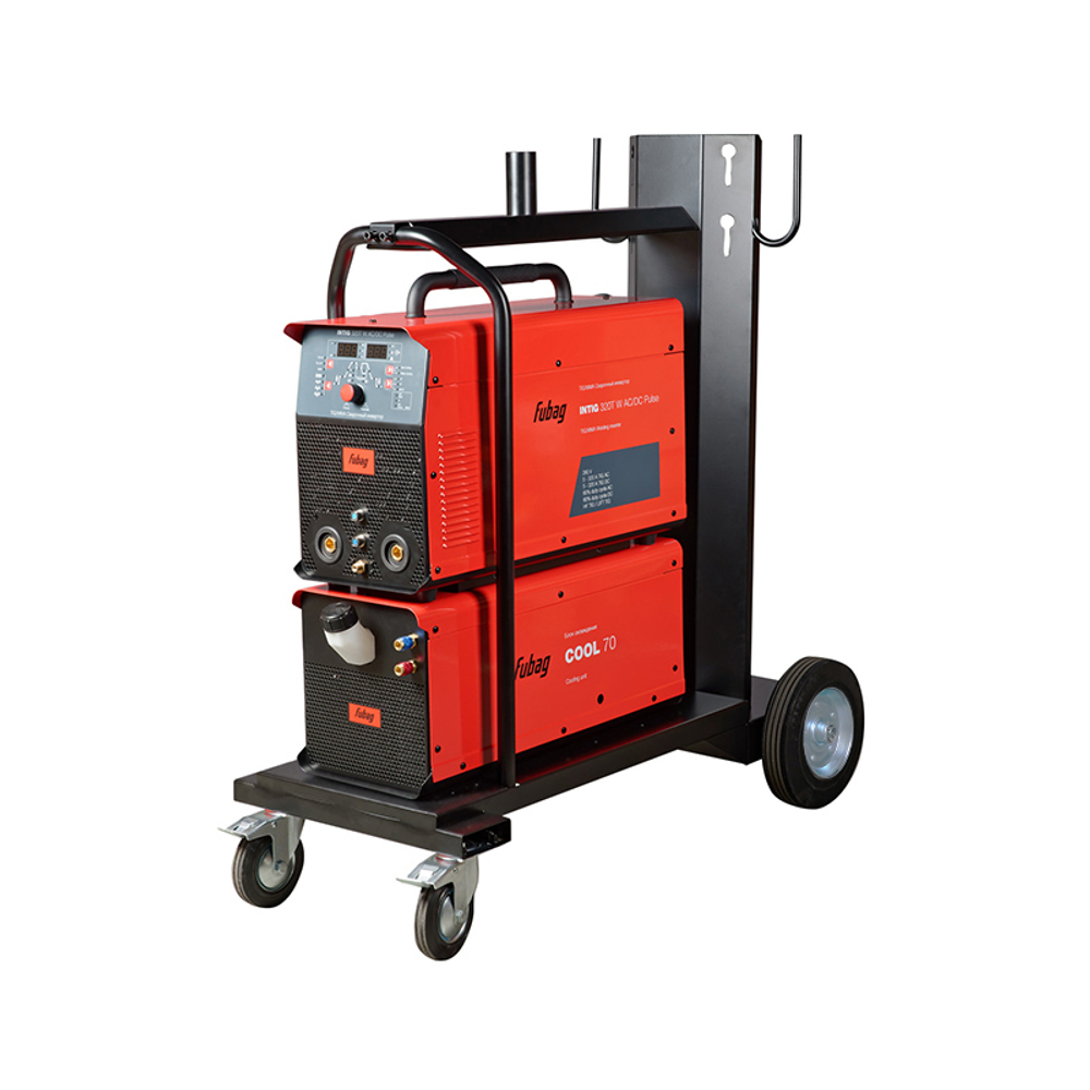 FUBAG Инвертор сварочный INTIG 320 T W AC/DC PULSE (31455) с горелкой FB TIG 18 5P 4m (38463), модулем охлаждения и тележкой