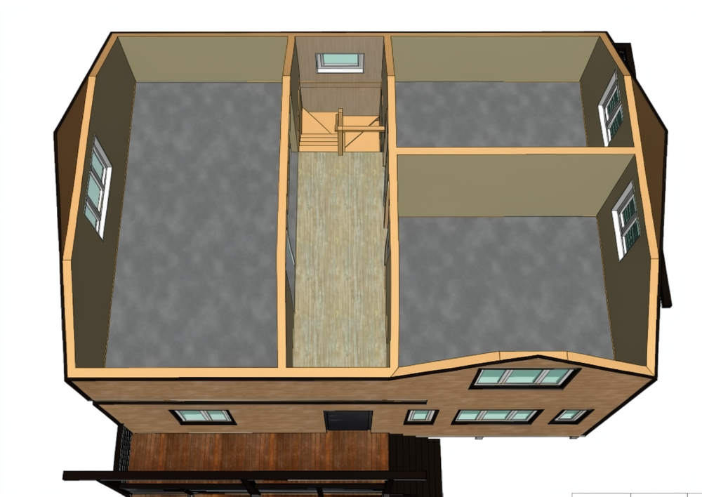Каркас дома 10 x 11 м
