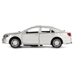 Модель ин. мет. "Toyota Camry" 12см. двери, багаж, серебристый ,коробка CAMRY-12-SR (Технопарк)