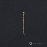 Single Titanium Chain PVD Yellow