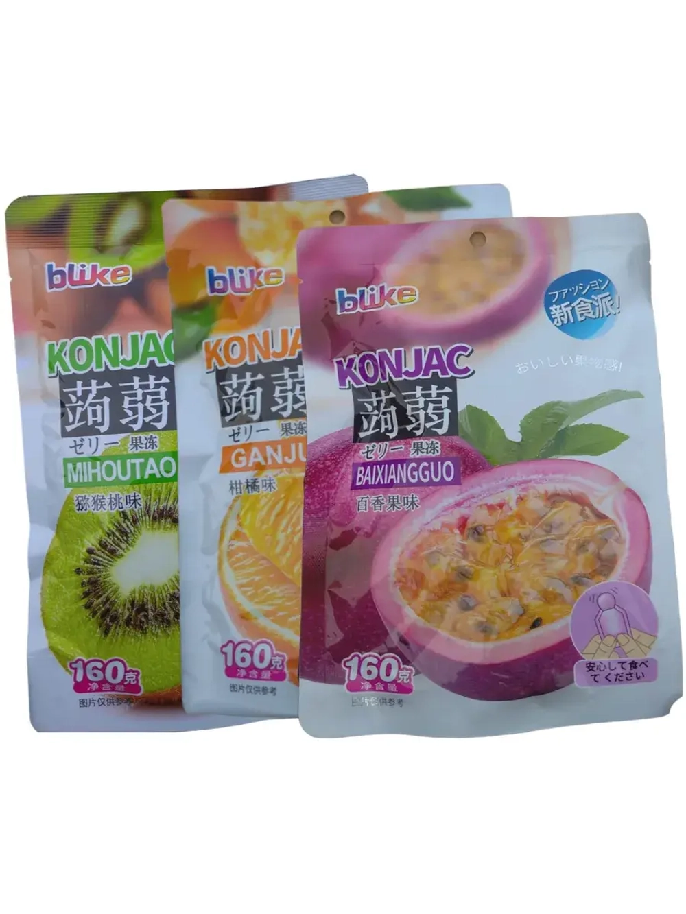 Желе мармеладное конняку с конжаком ассорти 160 г * 7 шт