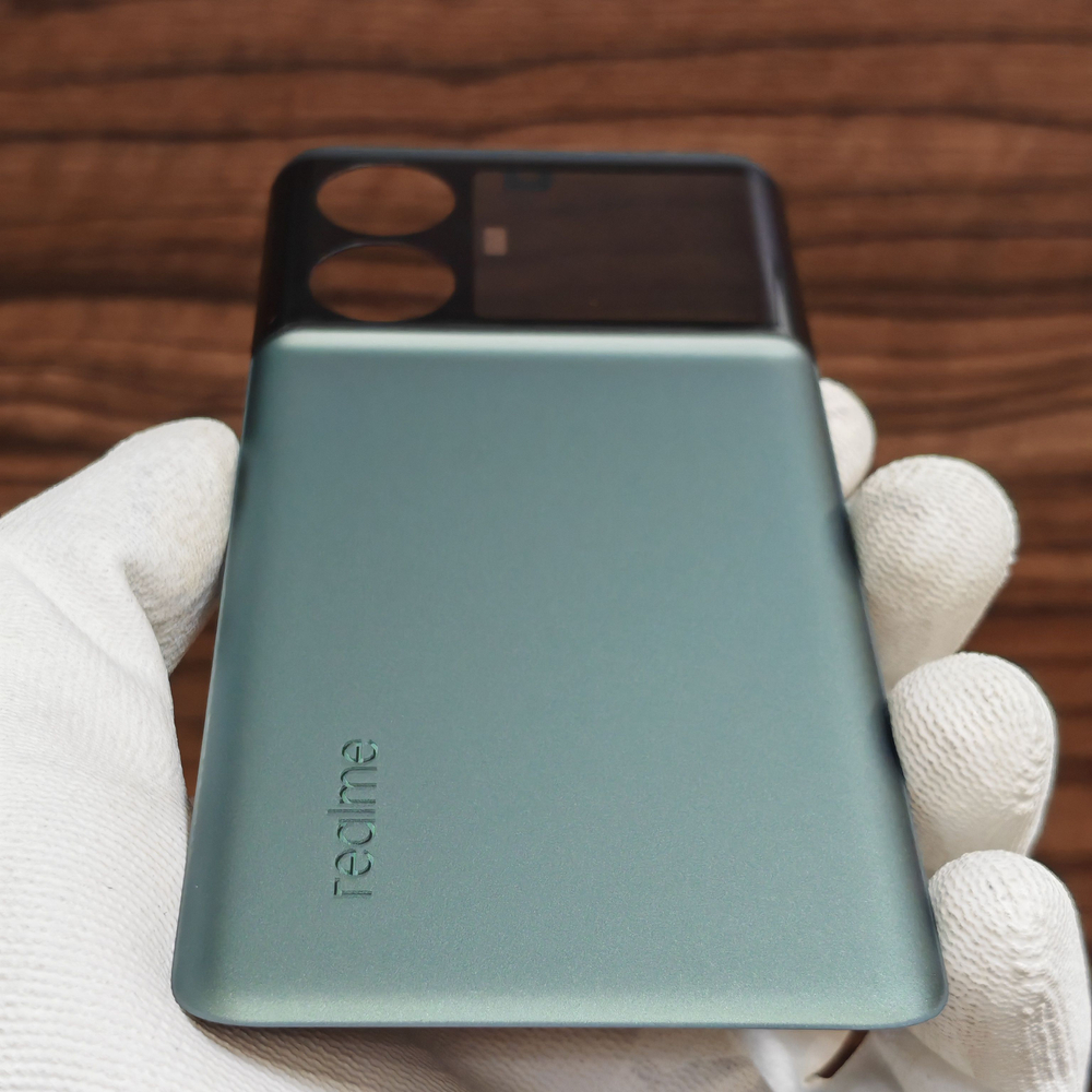 Задняя крышка для Realme GT 5 Original (заднее стекло) цвет: Зелёный / Зеленый туман