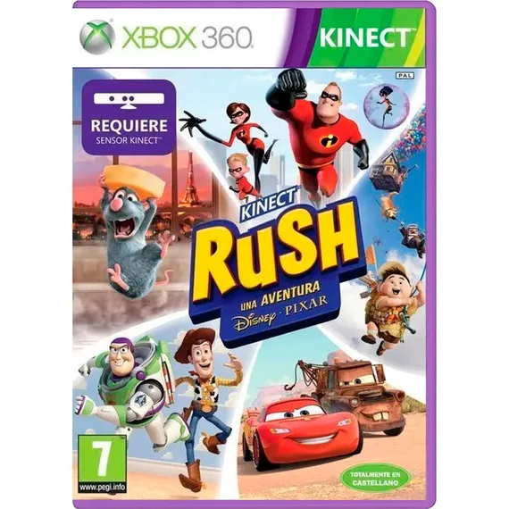 Xbox 360 Kinect Rush: A Disney-Pixar Adventure (только для Kinect) (Б/У, Русские субтитры)