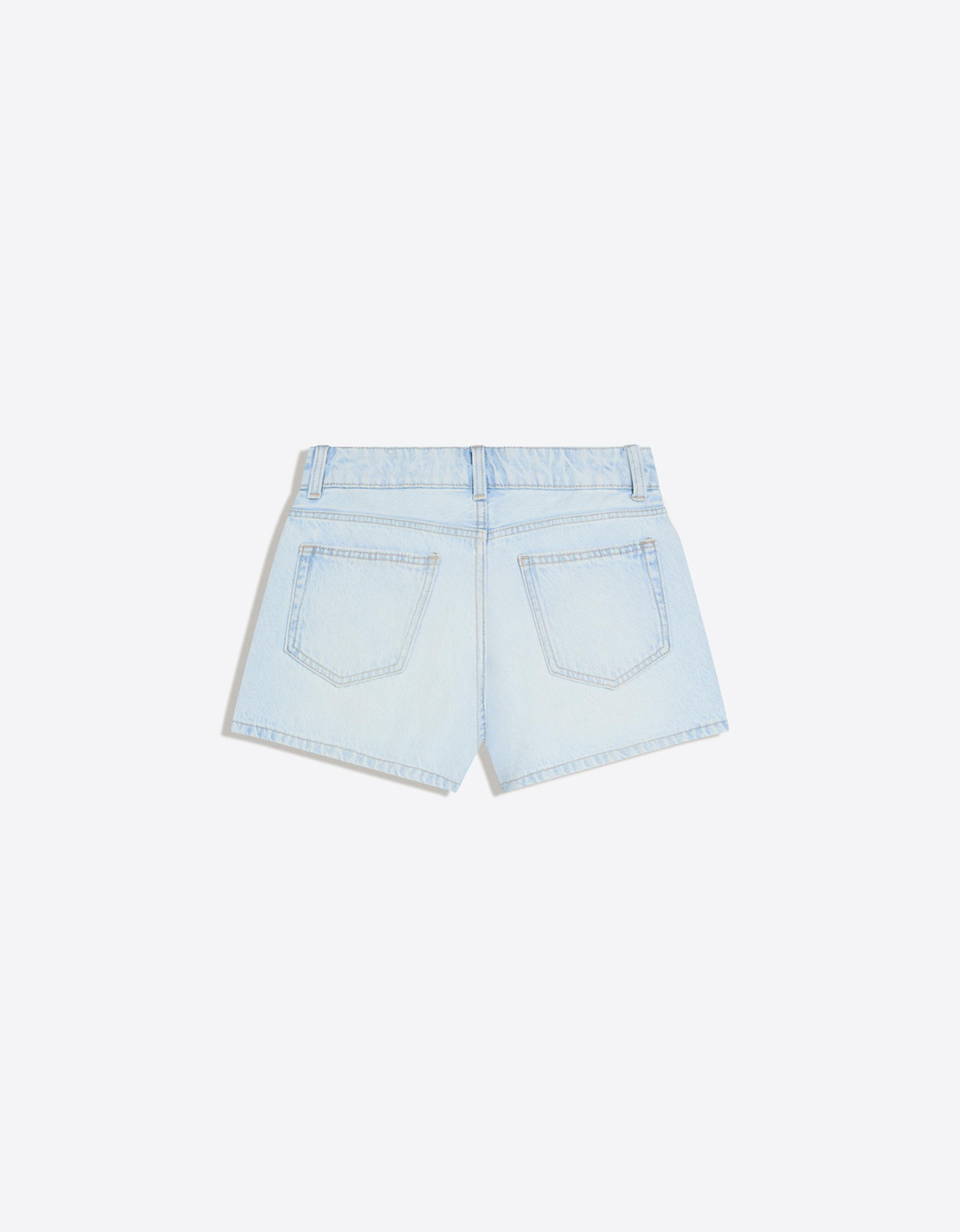 Женские джинсовые шорты в стиле 90-х - BERSHKA