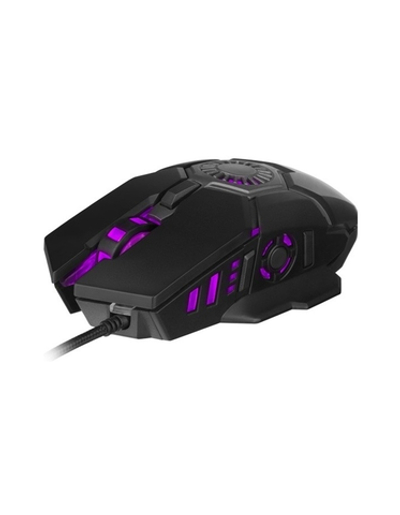 Мышь Sven RX-G880 6+1кл. 400-7000 DPI, ПО, вентилятор, подсветка, игров. Упак