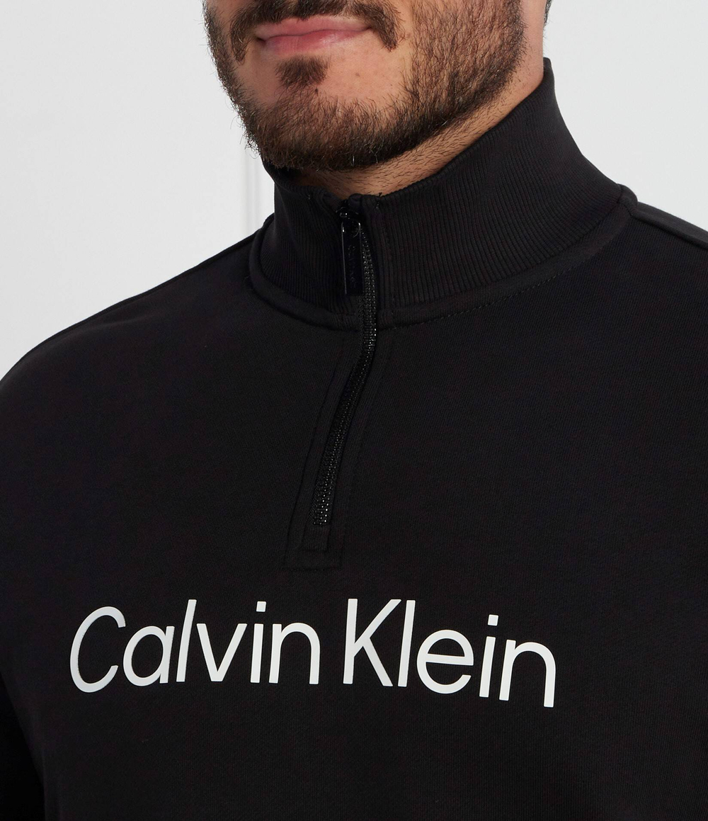 Худи HERO LOGO QUARTER ZIP Calvin Klein - черный(K10K112773)