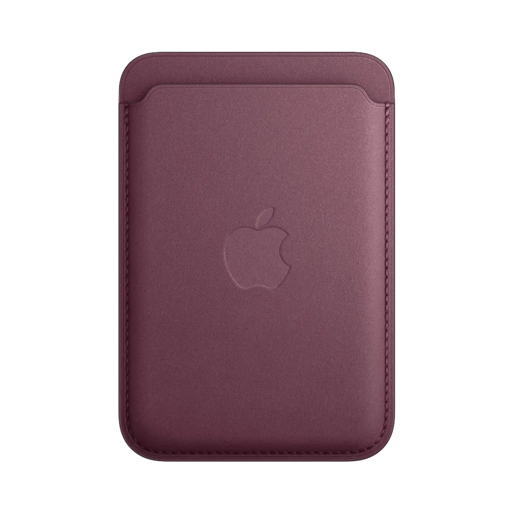 Тканевый чехол-бумажник с поддержкой MagSafe Apple FineWoven Wallet (2023), Mulberry (Красная шелковица)