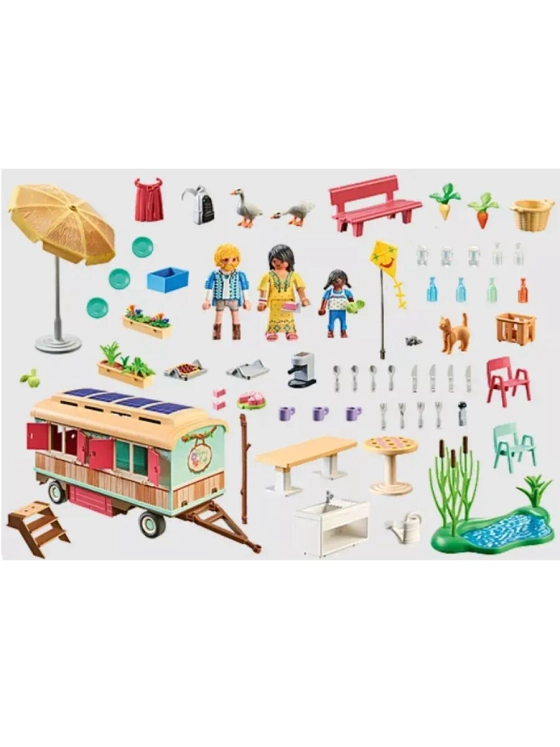Набор Уютное кафе в поезде с огородом Playmobil 71441