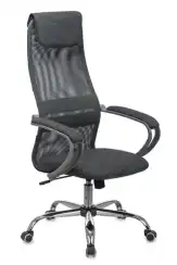 Кресло эргономичное Бюрократ CH-G601SL серый TW-04 3C1 сетка/ткань крестов. металл хром пластик серый