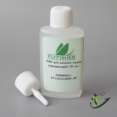 FLYFISHER™ Прозрачный лак для вязания мушек Cellire Clear 18ml + applicator