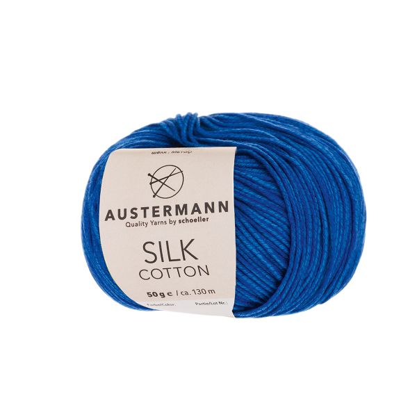 Пряжа Austermann (Аустерманн) Silk Cotton / уп.10 мот. по 50 г, 130 м, 2306-11