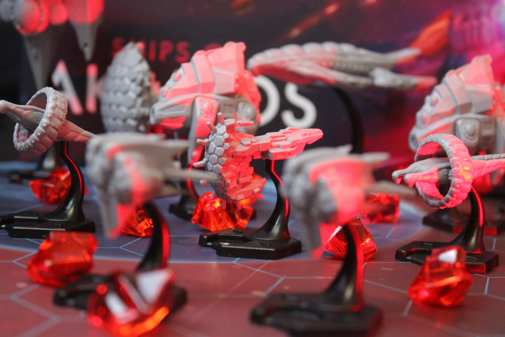 Набор миниатюр «Звёзды Акариоса. Корабли Акариоса»-16299-crowdgames.ru-10