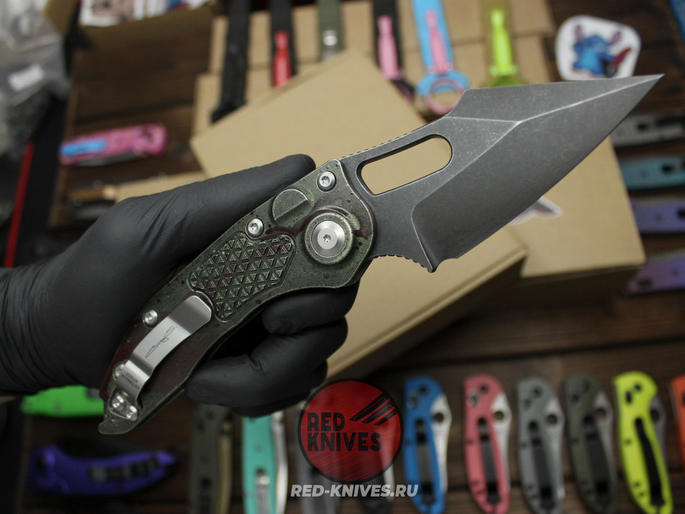 В наличии - Microtech Stitch Auto S/E Outbreak Signature Series 169-1OBS A+++
