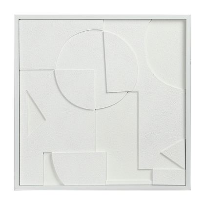 Панно декоративное с эффектом 3D Minimalism, с белой рамой, 60х60 см