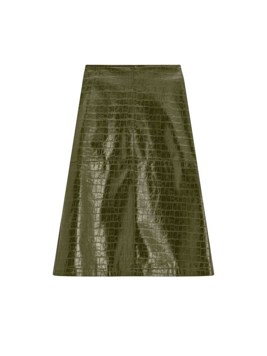 Юбка "CROCO" хаки