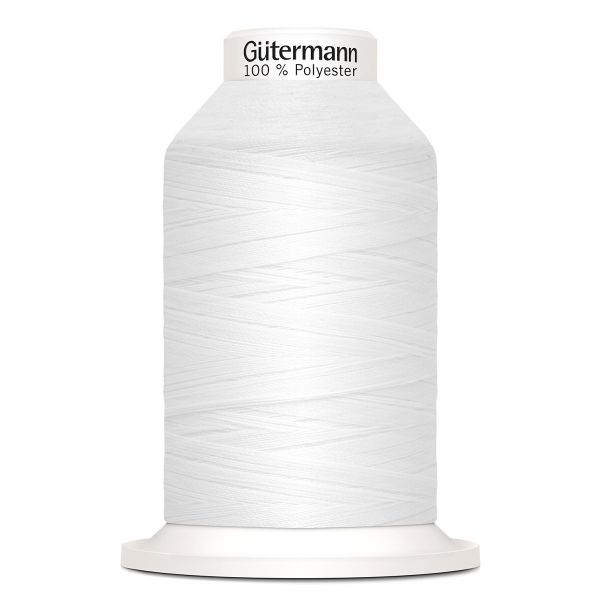 Нитки оверлочные Gutermann Miniking 120 (1000 метров), 5 кат. | _800 белый (Arta 001)