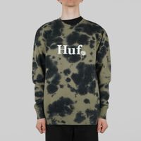  Толстовка мужская HUF In Bloom артикул:PF00392 OLIVE - купить в магазине Дайс