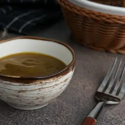 Соусник 125 мл d 8,2 см h4,4 см круглый фарфор Wood Fusion P.L. Proff Cuisine [6]