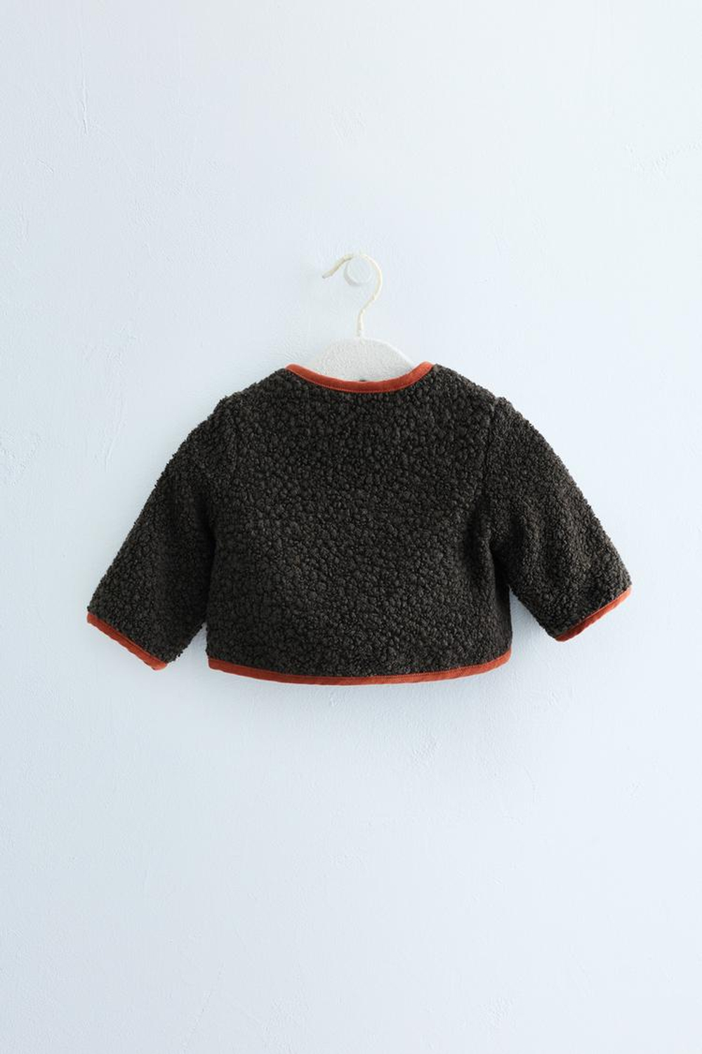 ZARA TIMELESS — ПАЛЬТО MANTECO ИЗ ОВЕЧЬЕЙ ШЕРСТИ, СЕРО-КОРИЧНЕВЫЙ