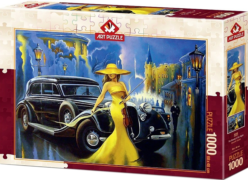 Пазл ART PUZZLE "Красота ночи", 1000 деталей , арт.5200, картонная основа, от 12 лет