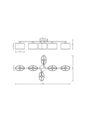 Потолочная люстра Veil FR5157PL-06G Freya