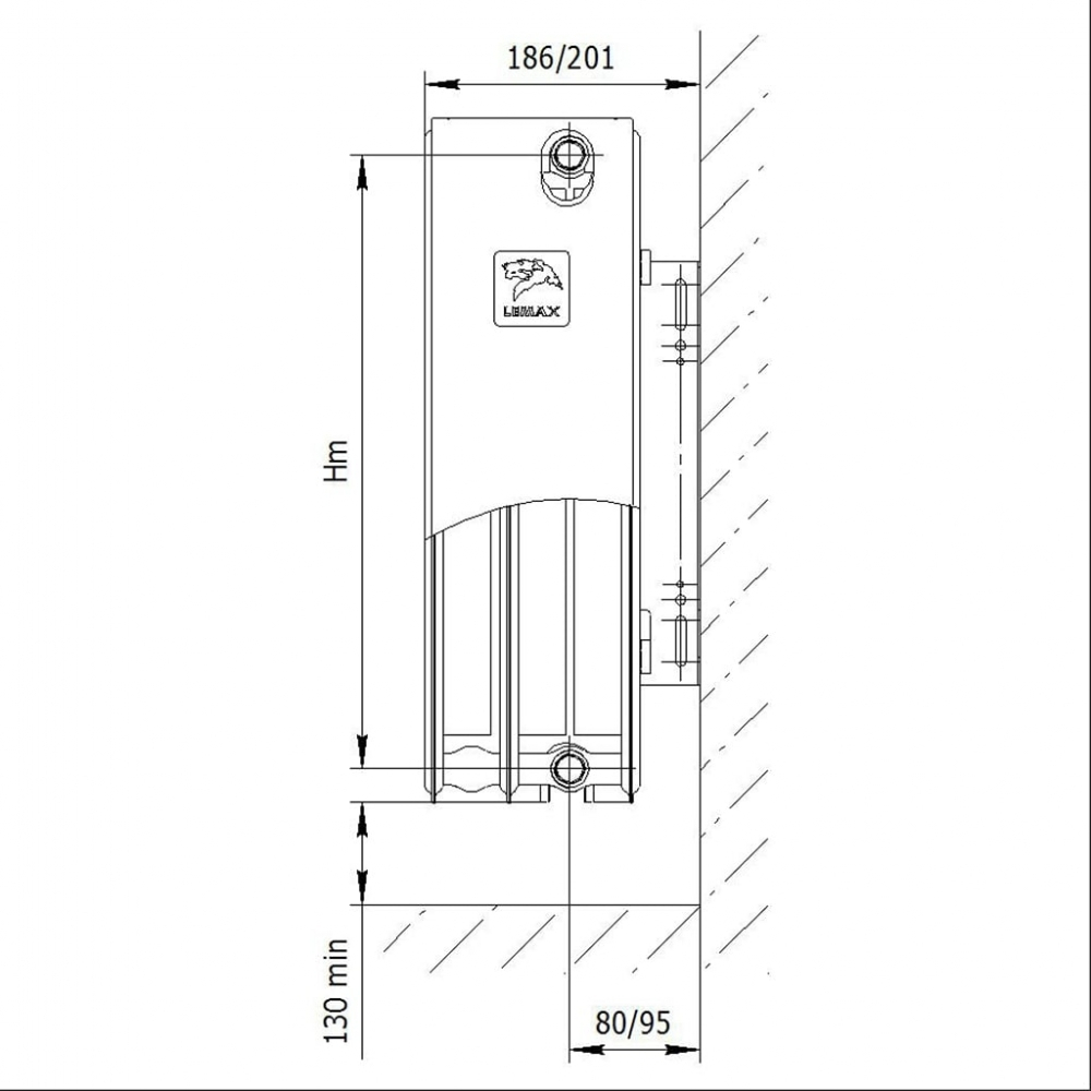 Радиатор стальной «LEMAX» Compact 33 300х1300