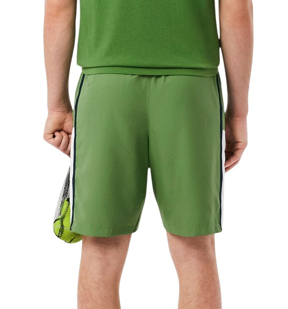 Теннисные шорты Lacoste Sport Colourblock Panels Lightweight - green/white/navy