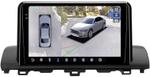 Магнитола для Honda Accord 10 2017-2021 (штатный 360) - FarCar BX9-360-9515B монитор 9.5" 2K QLED на Android 13, Быстрая, CarPlay, 4G SIM-слот, 4 камеры в комплекте