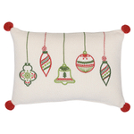 Подушка декоративная с вышивкой christmas decorations из коллекции new year essential, 30х45 см