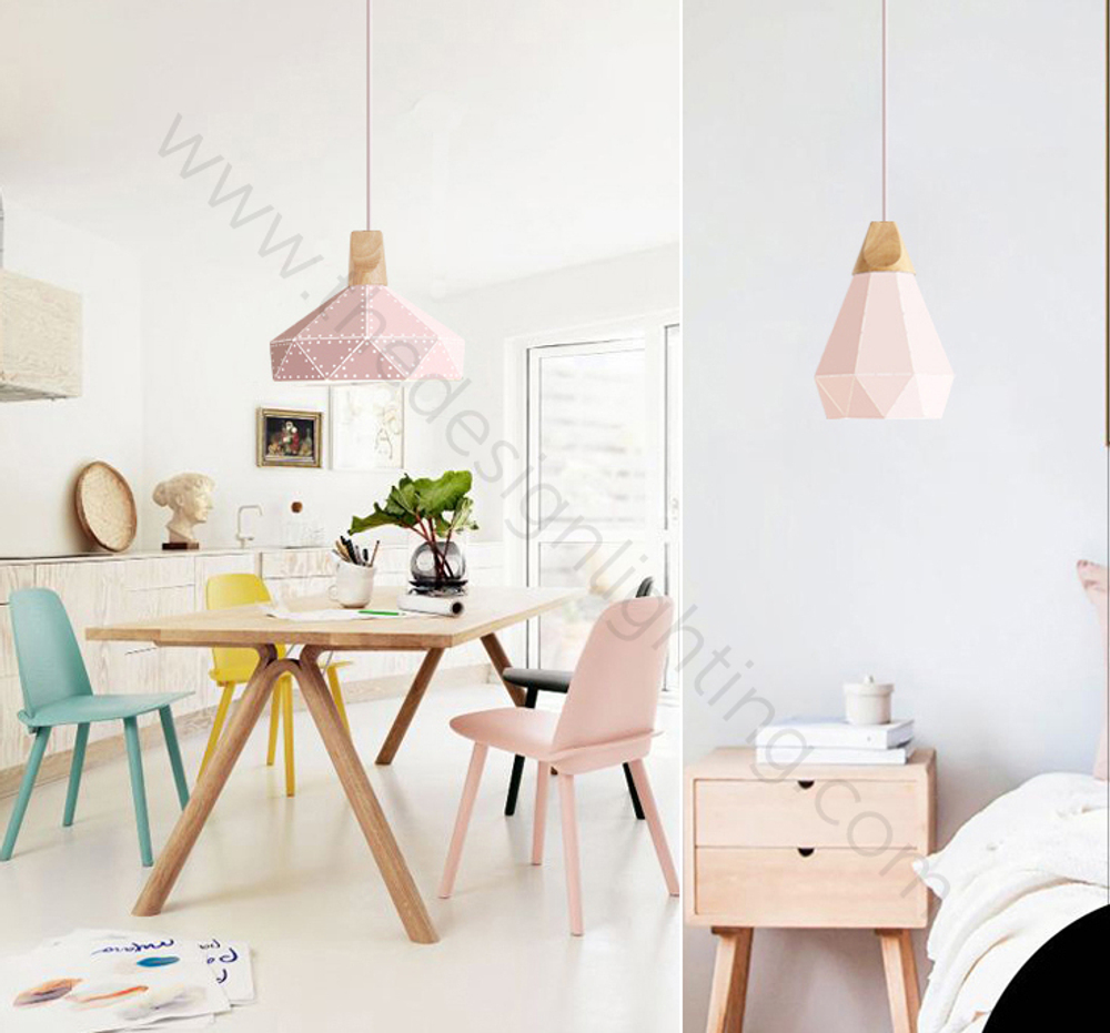 Pendant design lamp Fracture  D30 (Black)