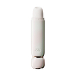 Бежевый вакуумный клиторальный стимулятор 12,6см Zalo Lia Suction Massager Floral White