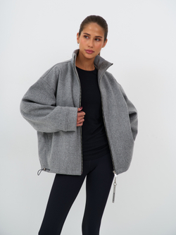 Пальто Crop Penhaligon Dark Grey