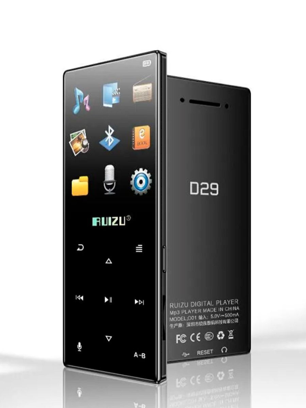 HiFi плеер RUIZU D29 Bluetooth (черный)