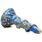Голубой фантазийный фаллоимитатор Lord Kraken Tentacled Silicone Dildo - 21 см. (Цвет: голубой)