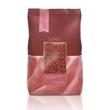 Воск горячий (плёночный) Italwax 1 кг. гранулы Роза