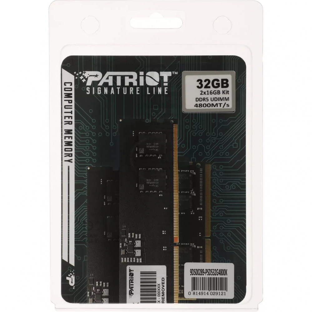 Память оперативная DDR5 Patriot 2x16Gb 4800MHz (PSD532G4800K)