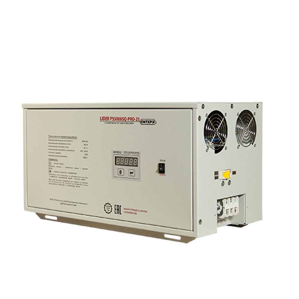 Стабилизатор переменного напряжения LIDER PS15000 SQ-PRO-15