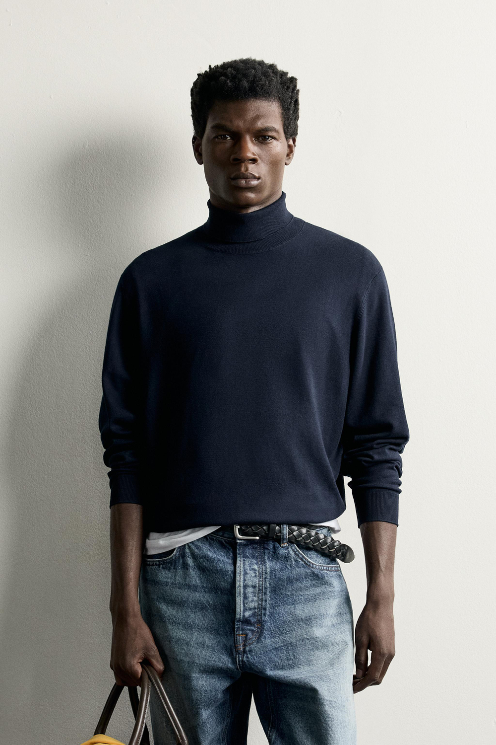 БАЗОВЫЙ СВИТЕР С ВЫСОКИМ ВОРОТНИКОМ — ZARA
