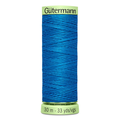 Нить Top Stitch 30/30 м для декоративной отстрочки, Gutermann, 386 королевский синий