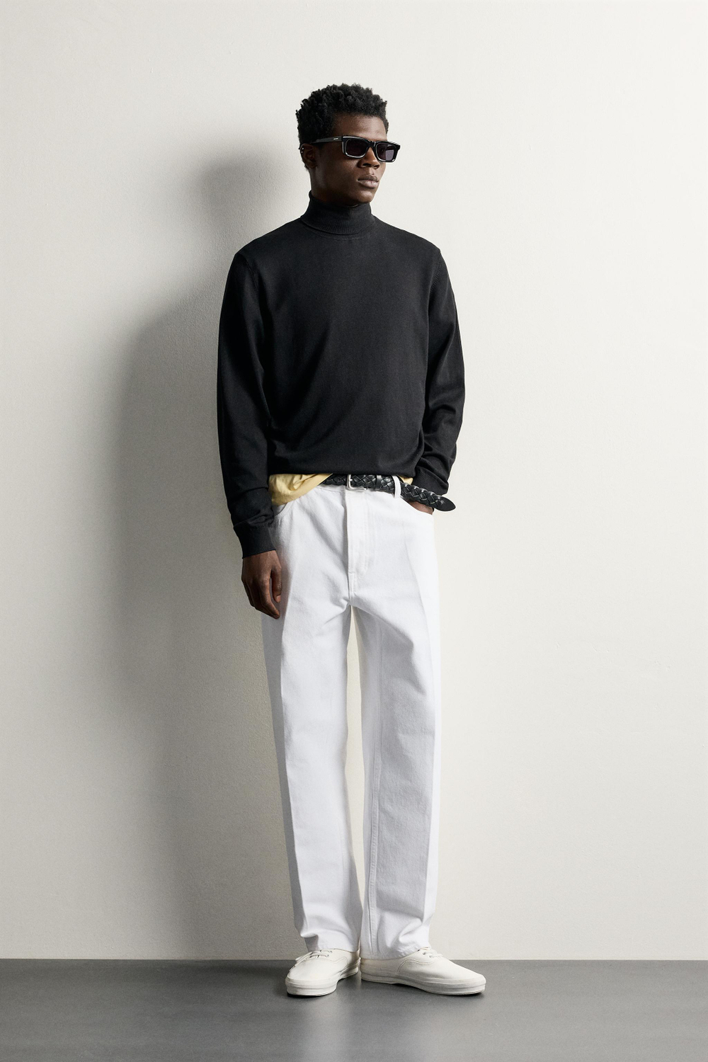 БАЗОВЫЙ СВИТЕР С ВЫСОКИМ ВОРОТНИКОМ — ZARA