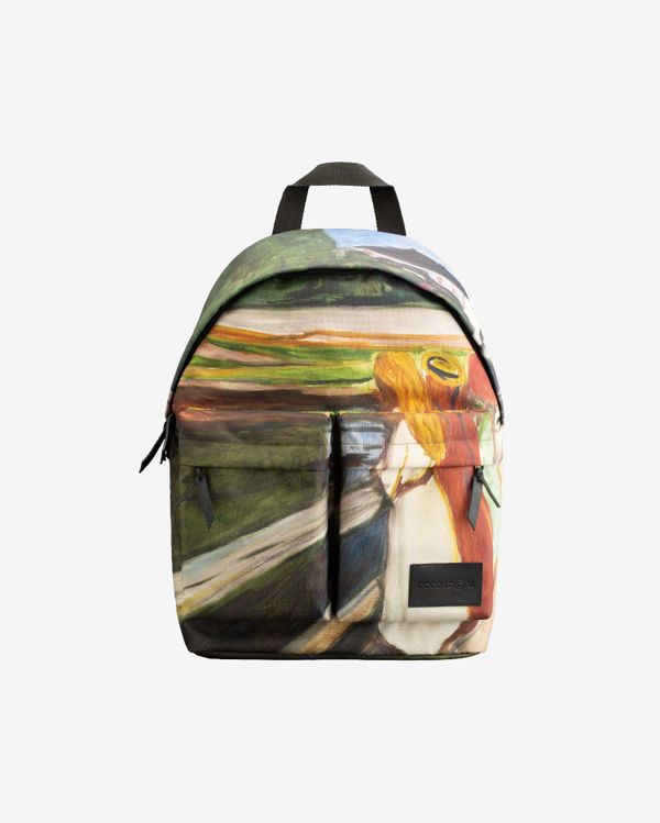 Рюкзак Daypack Девушки на мосту (Эдвард Мунк) зеленый - фото 1