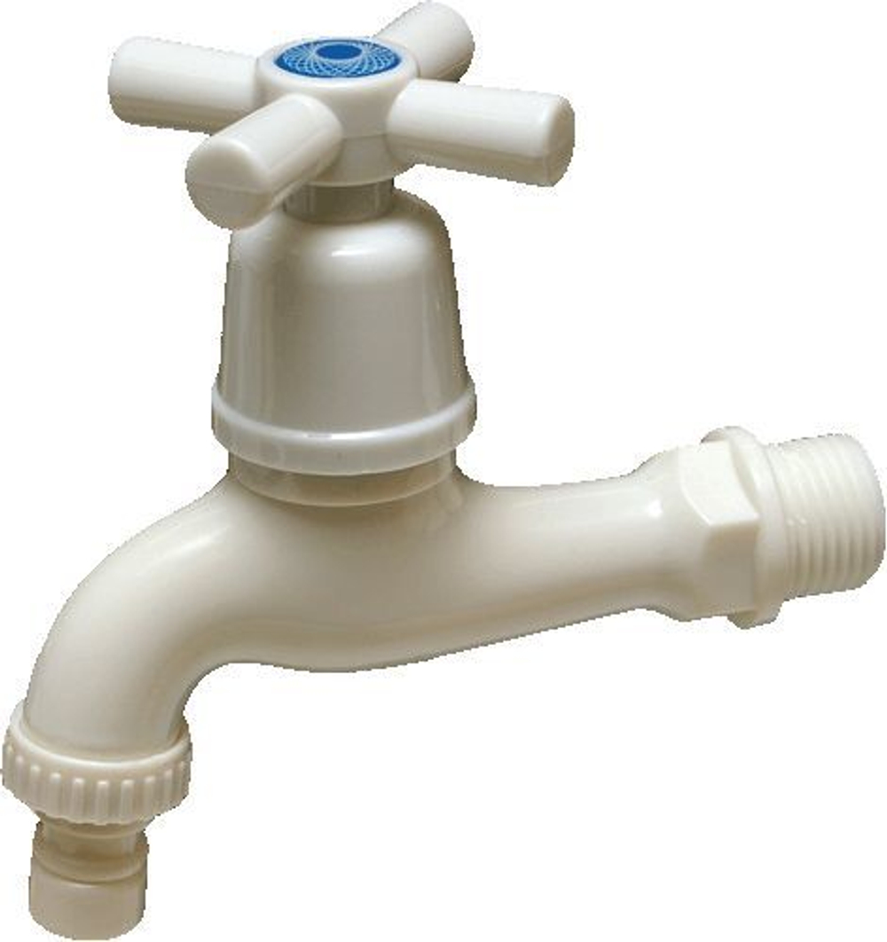 Кран водоразборный 1/2" пластик 20613