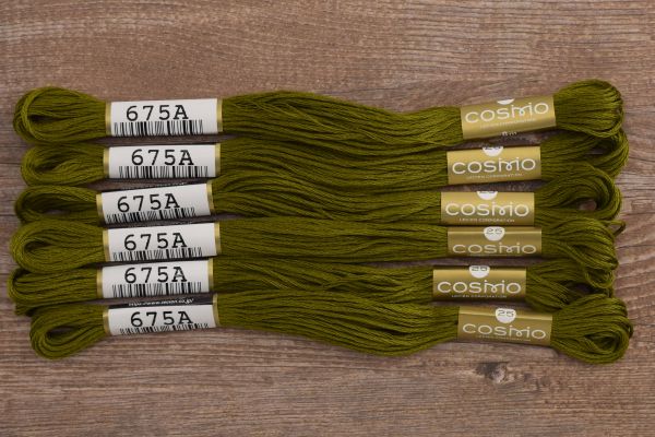 Мулине Lecien Cosmo, цв. 0675 / 6 мот. по 8 метров, в 6 сложений
