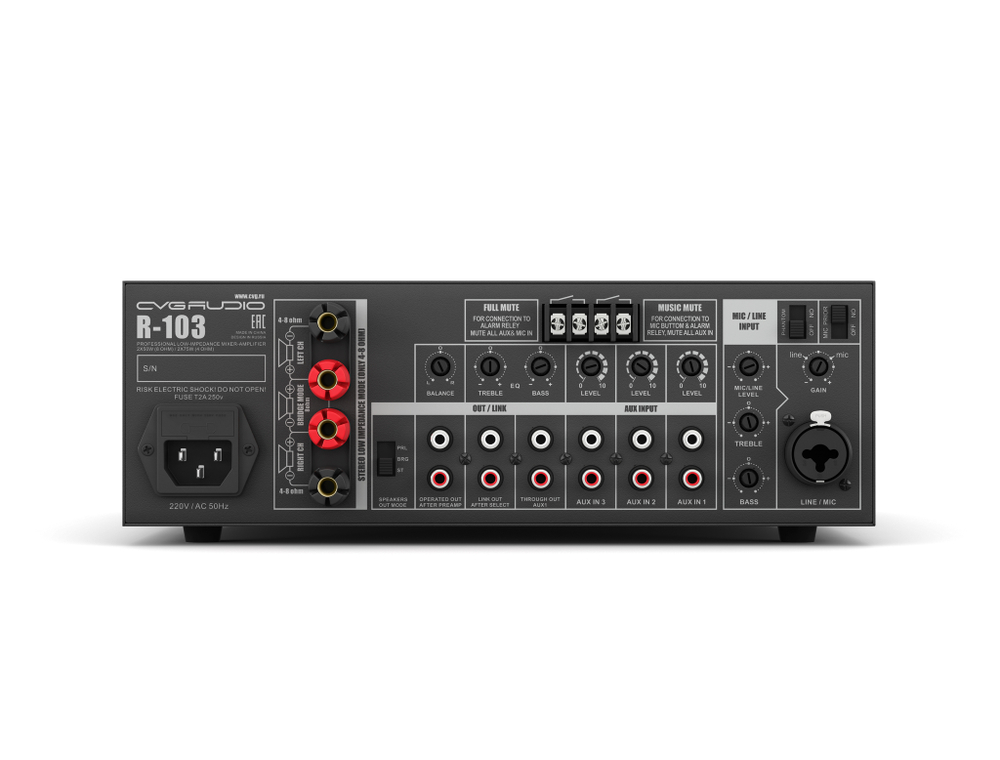CVGAUDIO R-103 Усилитель 4-8ohm