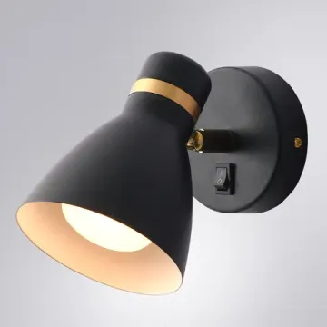 Спот 1*Е27 A5047AP-1BK чёрный Fafnir Arte Lamp